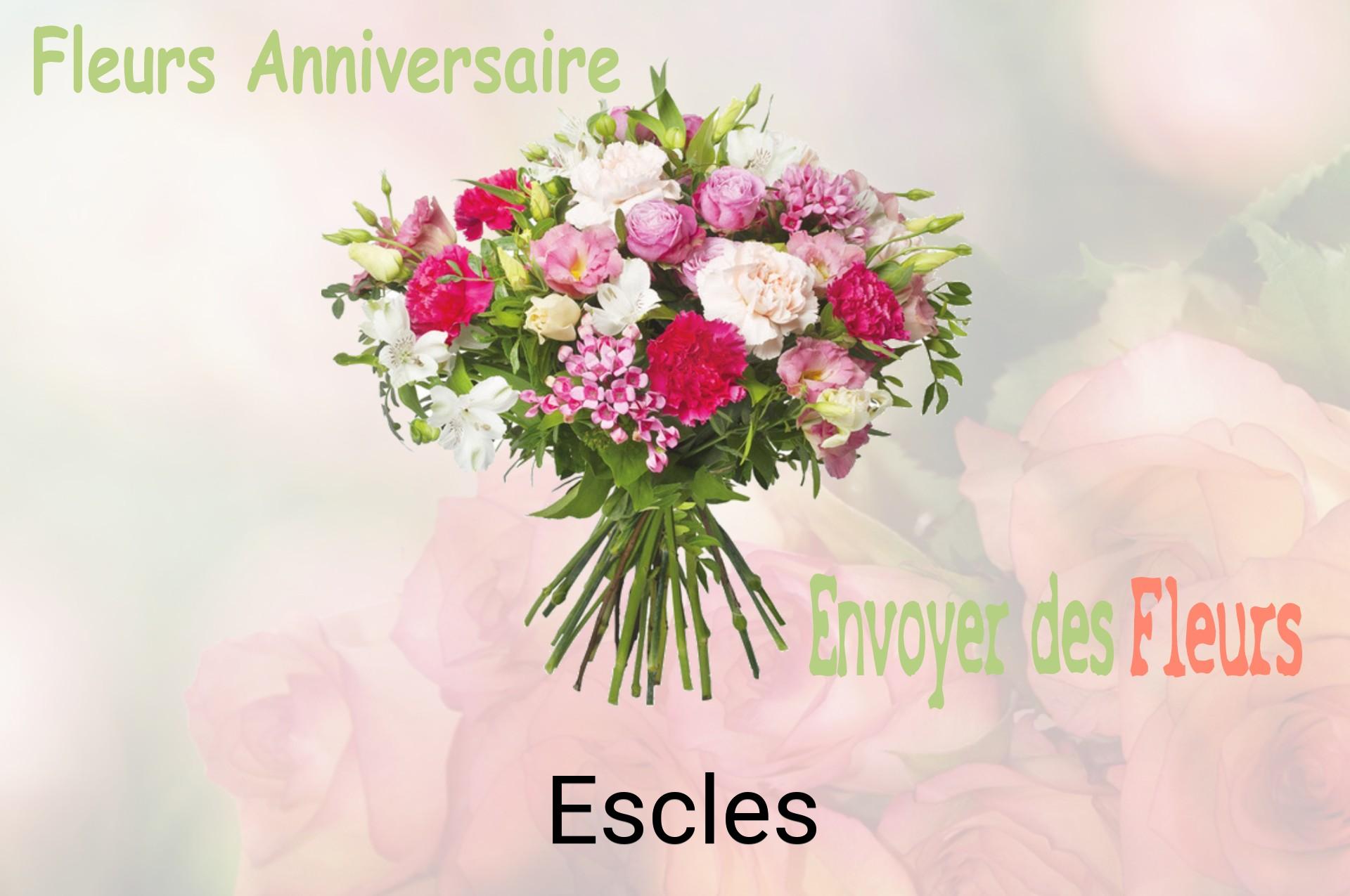 Bouquet de fleurs d’anniversaire livré à Escles