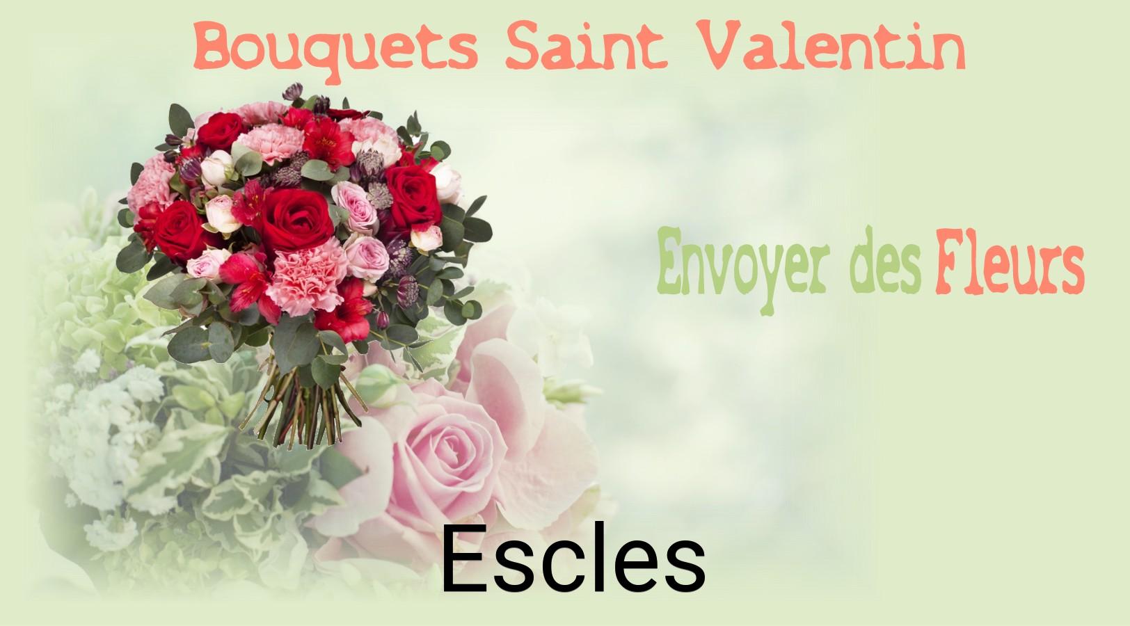 Roses de Saint-Valentin livrées à Escles